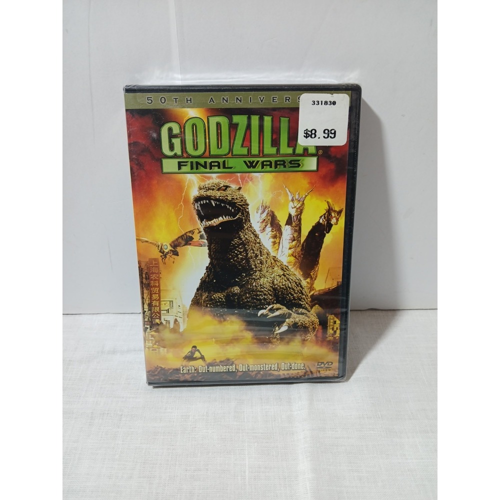 Godzilla Final Wars New Sealed DVD 50th Anniversary Edition Sci Fi
